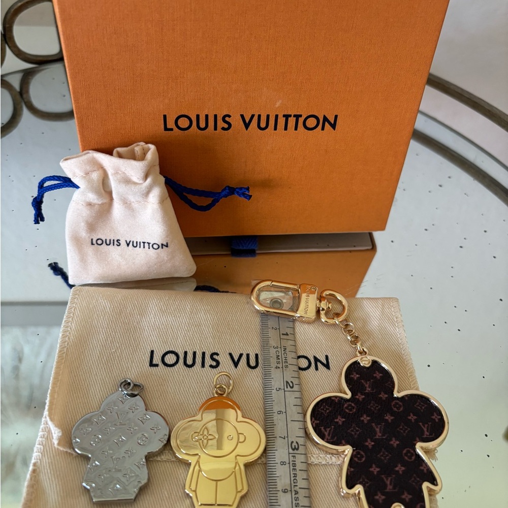 Louis Vuitton Vivienne Gold and Silver Charms with Dug Bag & Box - Picture 5 of 5